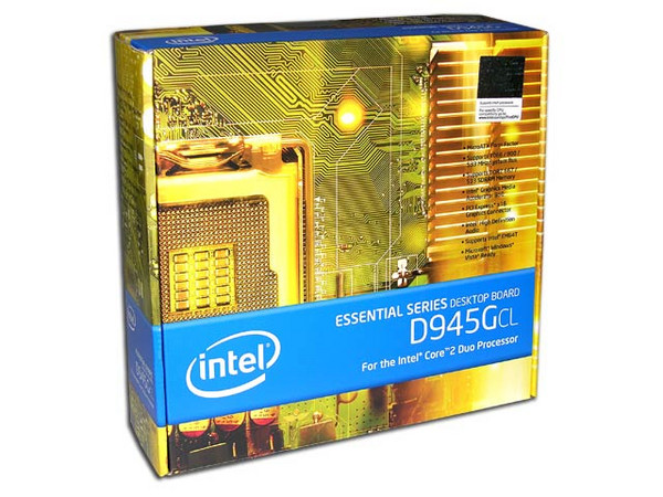 T. Madre Intel D945GCLL, ChipSet Intel 945G,
Soporta: Pentium 4, D, Core2Duo, 533/800/1066MHz,
Integrado: Audio 5.1, Red, Video Intel 950,
Memoria: DDR2 667/533, 2 Bancos, 4GBMax,
Diseño: microATX, Ptos: 1xPCI Expressx16,
1xPCI Express x1; 2xPCI