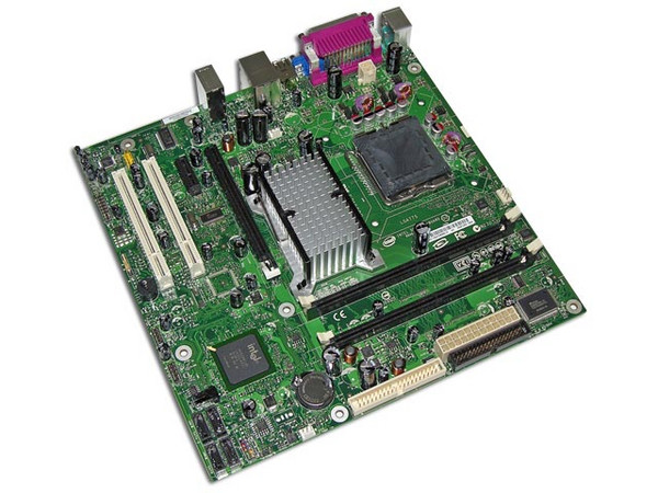 T. Madre Intel D946GZISSL, ChipSet Intel 946GZ,
Soporta: Pentium 4, D, Core2Duo, 533/800/1066MHz,
Integrado: Audio 5.1, Red, Video GMA 3000,
Memoria: DDR2 667/533, 2 Bancos, 4GBMax,
Diseño: microATX, Ptos: 1xPCI Expressx16,
1xPCI Express x1; 2xPCI