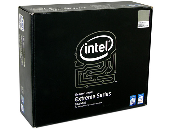 T. Madre Intel D975XBX2KR, ChipSet Intel 975X,
Soporta: Pentium 4,Core2Duo, Core2Quad, 800/1066MHz,
Integrado: Audio 7.1, Red 10/100/1000 LAN,
Memoria: DDR2 800/667/533, 4 Bancos, 8GB Max,
Diseño: ATX, Ptos: 3xPCE x16, 2x PCI