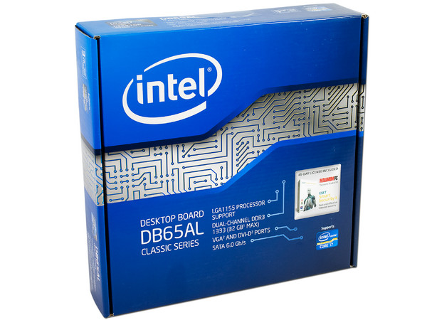 T. Madre Intel DB65AL-B3, ChipSet Intel B65 Exp.,
Soporta: Core i7/i5/i3 de Socket 1155,
Integrado: Audio HD, Red Gigabit,
Serial ATA 3.0
Memoria: DDR3 1333/1066 32GB Max,
Diseño mATX, Ptos: 1xPCIEX16,1xPCIEx1,1xPCI