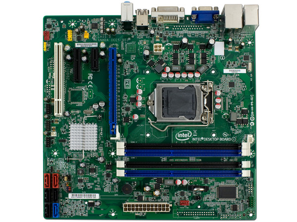 T. Madre Intel DB65AL-B3, ChipSet Intel B65 Exp.,
Soporta: Core i7/i5/i3 de Socket 1155,
Integrado: Audio HD, Red Gigabit,
Serial ATA 3.0
Memoria: DDR3 1333/1066 32GB Max,
Diseño mATX, Ptos: 1xPCIEX16,1xPCIEx1,1xPCI