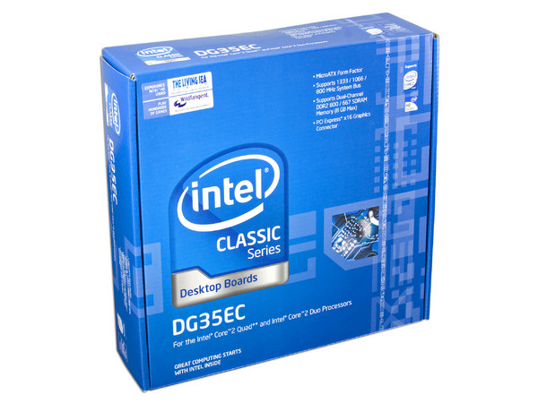 T. Madre Intel DG35EC, ChipSet Intel G35 Express,
Soporta: Celeron400, DualCore, Core2Duo, Core2Quad,
Integrado: Audio 5.1, Red, Video Intel X3500,
Memoria: DDR2 800/667, 4 Bancos, 8GBMax,
Diseño: microATX, Ptos: 1xPCI, 2xPCE, 1xPCEx16