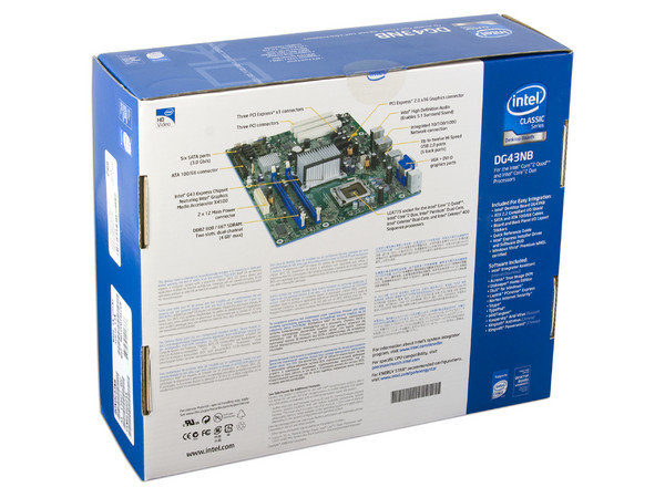T. Madre Intel DG43NB, ChipSet Intel G43 Express,
Soporta: Celeron400, DualCore, Core2Duo, Core2Quad,
Integrado: Audio 5.1, Red, Video Intel GMA X4500,
Memoria: DDR2 800/667, 2 Bancos, 4GBMax,
Diseño: ATX, Ptos: 3xPCI, 3xPCE, 1xPCEx16
