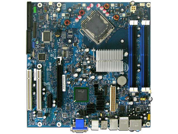 T. Madre Intel G965MQMKR, ChipSet Intel G965,
Soporta: Pentium 4, D, Core2Duo, 533/800/1066MHz,
Integrado: Audio 7.1, Video Intel GMA X3000, Red,
Memoria: DDR2 800/667/533, 4 Bancos, 8GB Max,
Diseño: MicroBTX, Ptos: 1xPCE. x16, 1x PC