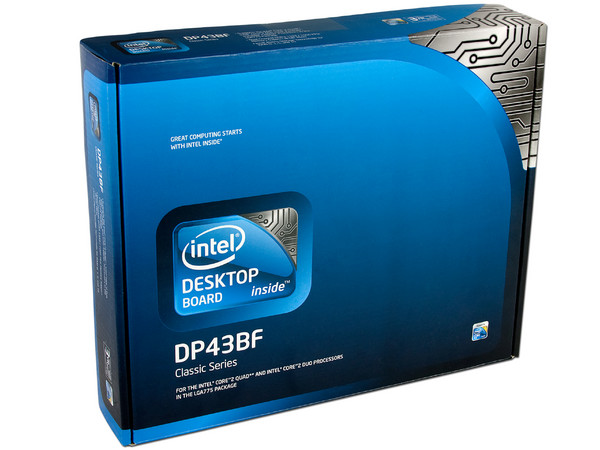 T. Madre Intel DP43BF, ChipSet Intel P43 Express,
Soporta: Core 2 Quad, 2 Duo, Pentium, Celeron 
Integrado: Audio 7.1, Red 10/100/1000,
Memoria: DDR3 1066/1333MHz, 8GB Max,
Diseño: ATX, Ptos: 1xPCEx16 2.0, 2xPCIE x1, 4xPCI