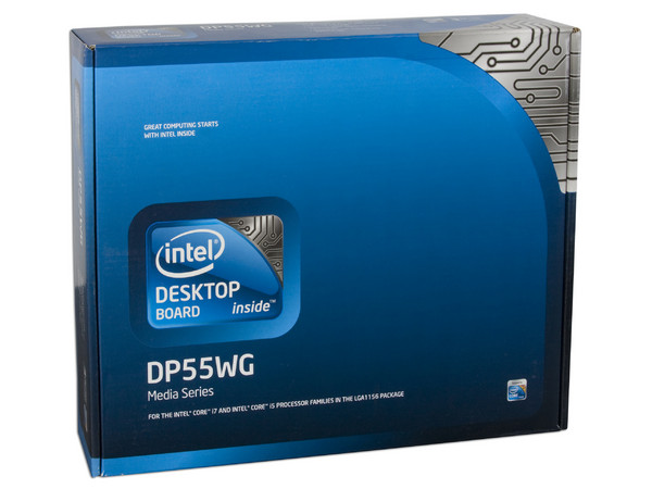 T. Madre Intel DP55WG, ChipSet Intel P55 Exp.,
Soporta: Core i7 y Core i5 de Socket 1156,
Integrado: Audio 7.1, Red 10/100/1000,
Memoria: DDR3 1600/1333MHz, 8GB Max,
ATX, Ptos: 1xPCEx16, 1xPCEx8, 1xPCIEx4