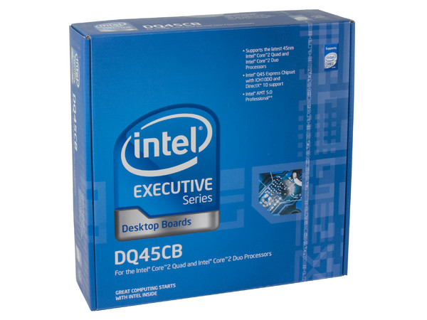 T. Madre Intel DQ45CB, ChipSet Intel Q45 Express,
Soporta: Core 2 Quad, 2Duo,1066/1333MHz,
Integrado: Audio 5.1, Video Intel GMA 4500, Red,
Memoria: DDR2 800/667MHz, 8GB Max,
Diseño: mATX, Ptos: 1xPCEx16, 2xPCIE, 1xPCI
