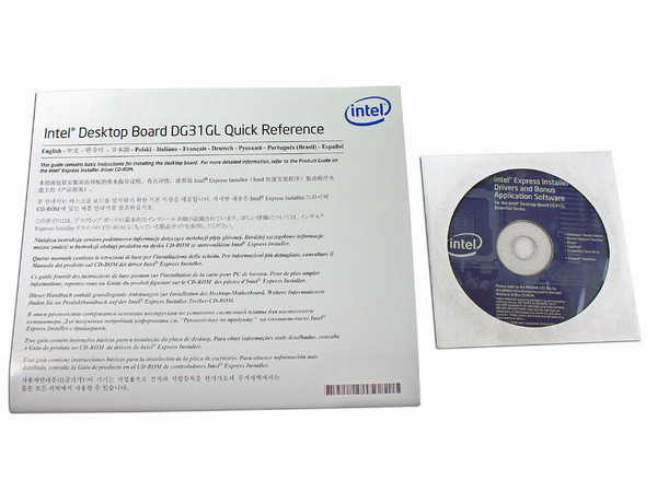 T. Madre Intel DG31GL, ChipSet Intel G31 Express,
Soporta: Cel.400, DualCore/2Duo/Quad, 1066/1333MHz,
Memoria: DDR2 667/800/Mhz, 2 Bancos, 4GB Max,
Integrado: Audio, Red 10/100, Video Intel 3100,
Diseño:microATX, Ptos: 2xPCI