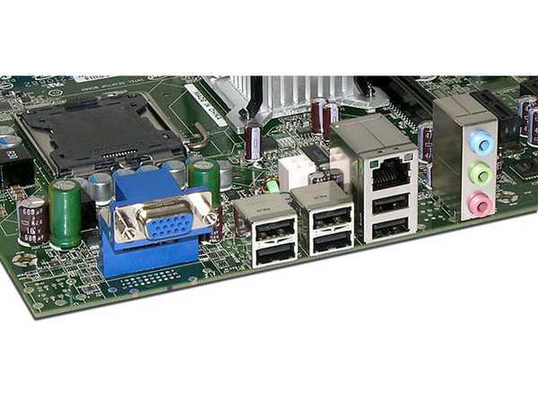 T. Madre Intel DQ35MP, ChipSet Intel Q35Express,
Soporta: Cel.400, DualCore/Duo/Quad, 1066/1333MHz,
Memoria: DDR2 667/800/Mhz, 4 Bancos, 8GB Max,
Integrado: Video Intel 3100, Audio, Red 10/100/1000,
Diseño: MicroATX, Ptos: 1xPCEx16, 2xPCE, 1xPCI