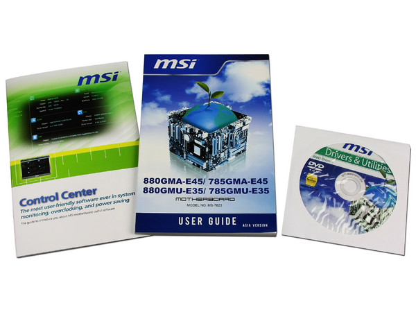 T. Madre MSI 880GMA-E45, ChipSet AMD 880G,
Soporta: Phenom II X6 y X4 de Socket AM3,
Integrado: Video ATI Radeon HD 4250, Audio HD, Red,
Memoria: DDR3 1600 (O.C.)1333/1066MHz,
Diseño ATX, Ptos: 1xPCIEX16, 2xPCIEX1