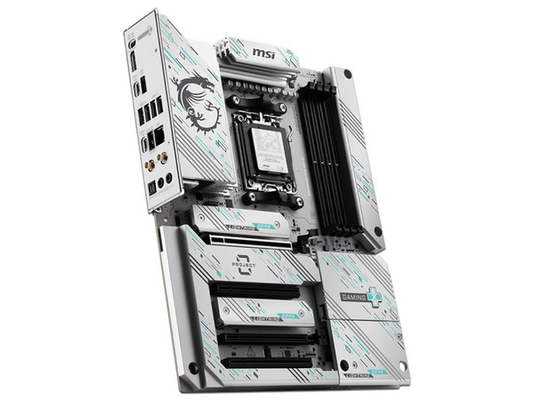 T. Madre MSI B850 GAMING PLUS WIFI PZ, Chipset AMD B850, 
Soporta: Procesadores AMD Serie 9000, 8000 y 7000, Socket AM5, 
Memoria: DDR5 8200(OC)MHz, 256GB Max,
Integrado: Wi-Fi 7, Bluetooth v5.4, Audio HD, USB-C 10Gbps, 
ATX, Ptos: 1xPCIE5