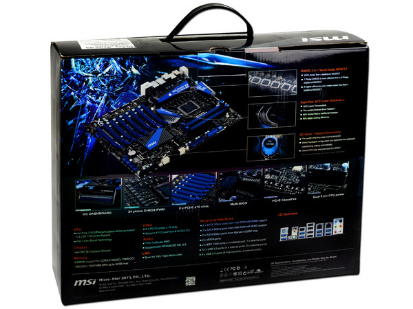 T. Madre MSI Big Bang Marshal B3, ChipSet Intel P67,
Soporta: Core i7/i5/i3 de Socket 1155,
Integrado: Audio HD, Red,
USB 3.0 y Serial ATA 3.0,
Memoria: 2133/1866(OC) 32GB Max,
Diseño XL-ATX, Ptos: 8xPCIEX16
