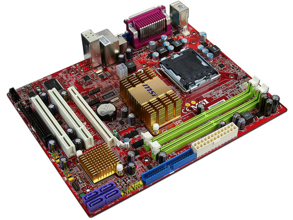 Tarjeta Madre MSI G41M4-L, ChipSet Intel G41,
Soporta: Core 2 Quad, Core 2 Duo, 1333/1066MHz,
Memoria: DDR2 800/667MHz, 2Bancos, 8GBMax,
Integrado: Video Intel, Audio HD, Red, Diseño:mATX,
Puertos: 1xPCIEx16, 2xPCI