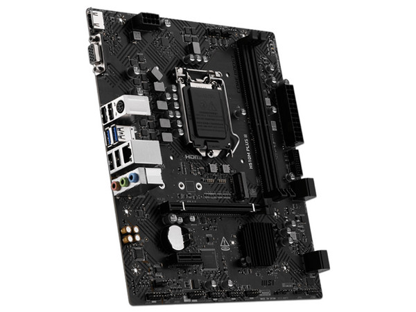 T. Madre MSI H510M PLUS II,
Chipset Intel Z490,
Segmento: Básico,
Soporta Procesadores Intel de 10ma y 11va Generación, Socket LGA1200,
Memoria: 2933 DDR4 hasta 64GB,
Audio HD, Red, USB 3.0, SATA III, M.2,
Micro-ATX, Ptos: PCIe 3.0 x16.