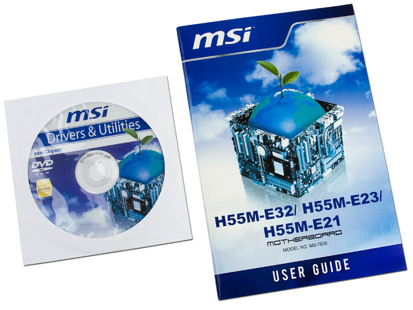 T. Madre MSI H55M-E23, ChipSet Intel H55, 
Soporta: Core i7, Core i5 y Core i3 de Socket 1156, 
Integrado: Audio 7.1, Red 10/100/1000Mbps, 
Memoria: DDR3 1600(OC)/1333/1066MHz, 8GB Max, 
mATX, Ptos: 1xPCEx16, 2xPCIEx1, 1xPCI