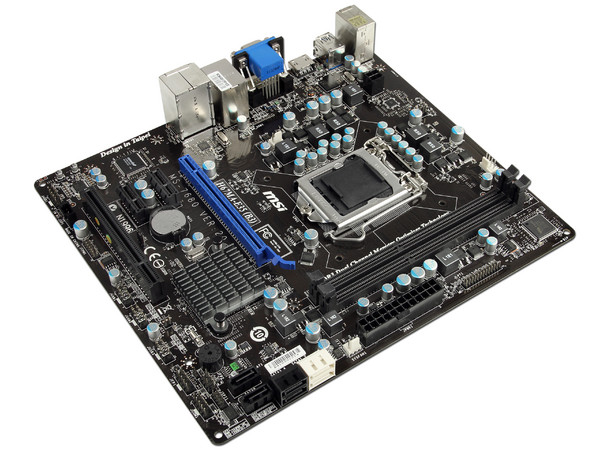 T. Madre MSI H67MA-E35 (B3), ChipSet Intel H67,
Soporta: Core i7/i5/i3 de Socket 1155,
Memoria: DDR3 1333/1066MHz, 16GB Max,
Integrado: Audio HD, Red,
USB 3.0 y SATA 3.0,
Micro-ATX, Ptos: 1xPCIEx16, 2xPCIEx1