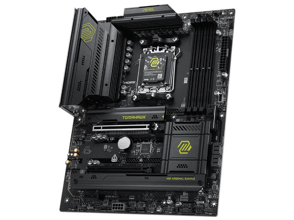 T. Madre MSI MAG B850 TOMAHAWK WIFI,
Chipset AMD B850,
Segmento: Alto/Gamer,
Soporta: Ryzen 9000/ 8000/ 7000 Series, Socket AM5,
Memoria: DDR5 8200/5600MHz, 256GB Max,
Audio HD, Red, USB 3.2, SATA 3.0, Wi-Fi, M.2,
ATX, Ptos: 1xPCIE5.0x16.