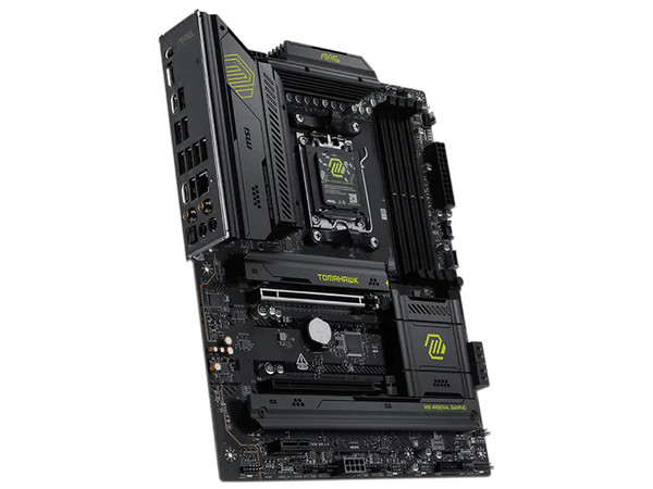 T. Madre MSI MAG B850 TOMAHAWK WIFI,
Chipset AMD B850,
Segmento: Alto/Gamer,
Soporta: Ryzen 9000/ 8000/ 7000 Series, Socket AM5,
Memoria: DDR5 8200/5600MHz, 256GB Max,
Audio HD, Red, USB 3.2, SATA 3.0, Wi-Fi, M.2,
ATX, Ptos: 1xPCIE5.0x16.