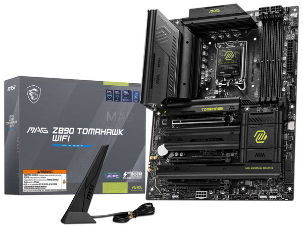 T. Madre MSI MAG Z890 TOMAHAWK WIFI,
Chipset Intel Z890,
Segmento: Alto/Gamer,
Soporta: Intel Core Ultra (Series 2), Socket LGA 1851,
Memoria: DDR5 9200 MHz, 256GB Max,
 Audio HD, Red 5G, Wi-Fi 7,
USB 3.2, SATA 6G, M.2,
ATX, Ptos: 1xPCIe 5.0 x16.