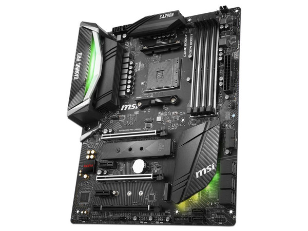 T. Madre MSI X470 GAMING PRO CARBON, Chipset AMD X470,
Soporta: Procesador AMD Ryzen de 2ª Gen/7ª Gen A-series,
Memoria: DDR4 3466 /2400/2133 MHz, 64GB Max,
Integrado: Audio HD, Red,
USB 3.1, SATA 3.0, M.2,
ATX, Ptos: 3xPCIEx16 2xPCIEx1.