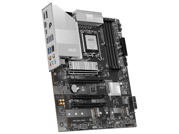 T. Madre MSI Z890-S WIFI, 
Chipset Intel Z890,
Segmento: Alto/Gamer,
Soporta: Procesadores Intel Core Ultra (Series 2), Socket LGA 1851,
Memoria: DDR5 6400,9200 MHz, hasta 256GB Max,
Audio HD, Red, Wi-Fi 7, USB 3.2, SATA, M.2, PCIe 5.0, 
ATX.