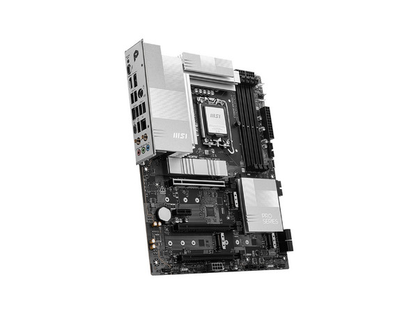 T. Madre MSI PRO Z890-P WIFI, 
Chipset Intel Z890,
Segmento: Alto,
Soporta: Procesadores Intel Core Ultra (Series 2), Socket LGA 1851,
RAM: DDR5 9200, 6400, MHz, 256GB Max,
Audio HD, Red, Wi-Fi 7, USB 3.2, SATA, M.2,
ATX, Ptos: 1xPCIE5.0x16.