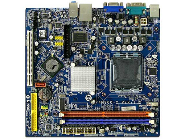 T. Madre MSI P4M900-X, ChipSet VIA P4M900,
Soporta: Celeron400, DualCore, Core2Duo,
Integrado: Audio, Red, Video S3,
Memoria: DDR1 400/333/266 y DDRII 667/533/400,
Diseño: microATX, Ptos: 1xPCI