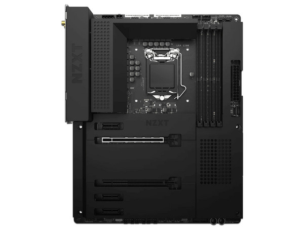T. Madre NZXT N7 Z590  XT BLACK,
Chipset Intel Z590,
Soporta: Intel 10ma y 11va Generación de Socket 1200,
Socket: LGA 1200, Memoria: DDR4 4600(O.C.)/3400/2133 MHz, MAX 128GB,
Integrado: Audio HD, Red, USB 3.2, M2, ATX, Ptos 1xPCIEx16
