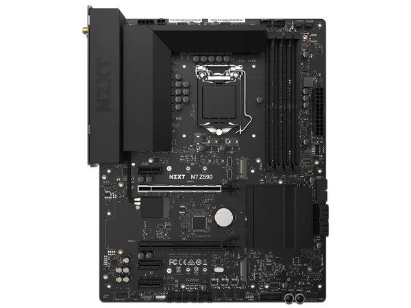 T. Madre NZXT N7 Z590  XT BLACK,
Chipset Intel Z590,
Soporta: Intel 10ma y 11va Generación de Socket 1200,
Socket: LGA 1200, Memoria: DDR4 4600(O.C.)/3400/2133 MHz, MAX 128GB,
Integrado: Audio HD, Red, USB 3.2, M2, ATX, Ptos 1xPCIEx16
