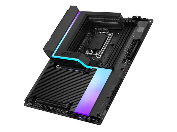 T. Madre NZXT N9, 
Chipset Intel Z890,
Segmento: Alto/Gamer,
Soporta: Procesadores Intel LGA 1851, Socket LGA 1851 (Socket V1), 
Memoria: DDR5 256GB Max, 
Integrado: Wi-Fi 7, Bluetooth v5.4, Audio HD, USB 3.2,
ATX, Ptos: 1xPCIE5.