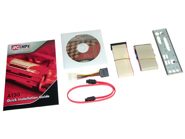 T. Madre PCCHIPS A13G, ChipSet nVIDIA MCP 61,
Para: Athlon 64/Athlon 64 X2 Dual-Core, Socket AM2,
Integrado: Video nVIDIA, Audio 5.1, Red 10/100,
Memoria: 2x DDR2, Max. 16GB, Diseño MicroATX,
Ptos: 1xPCI-E X16, 1xPCI-E X1, 2xPCI, 1xCNR