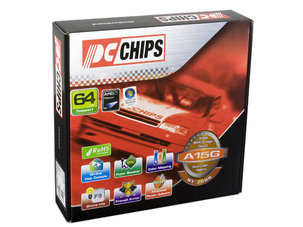 T. Madre PCCHIPS A15G, ChipSet nVIDIA MCP61P,
Para: Phenom, Athlon 64/Athlon 64 X2, Socket AM2,
Integrado: Video nVIDIA, Audio HD, Red 10/100,
Memoria: 2x DDR2, Max. 16GB, Diseño MicroATX,
Ptos: 1xPCI-E X16, 1xPCI-E X1, 2xPCI