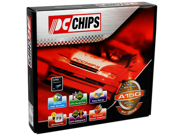 T. Madre PCCHIPS A15G, ChipSet nVIDIA MCP61P,
Para: Phenom II, Athlon II, Socket AM2+ y AM3,
Integrado: Video nVIDIA, Audio HD, Red 10/100,
Memoria: 2x DDR2, Max. 8GB, Diseño Micro ATX,
Ptos: 1xPCI-E X16, 1xPCI-E X1, 2xPCI