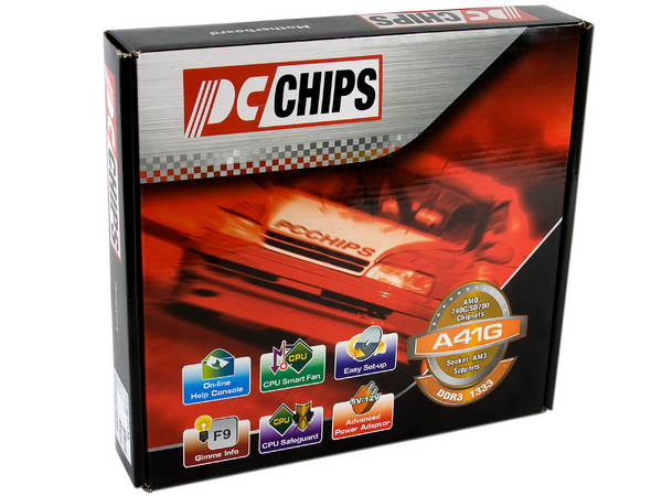 T. Madre PCCHIPS A41G, ChipSet AMD 740G,
Para: Phenom II, Athlon II, Socket AM3,
Integrado: Video ATI HD2100, Audio, Red 10/100,
Memoria: 2x DDR3, Max. 8GB, Diseño Micro ATX,
Ptos: 1xPCI-E X16, 1xPCI-E X1, 2xPCI