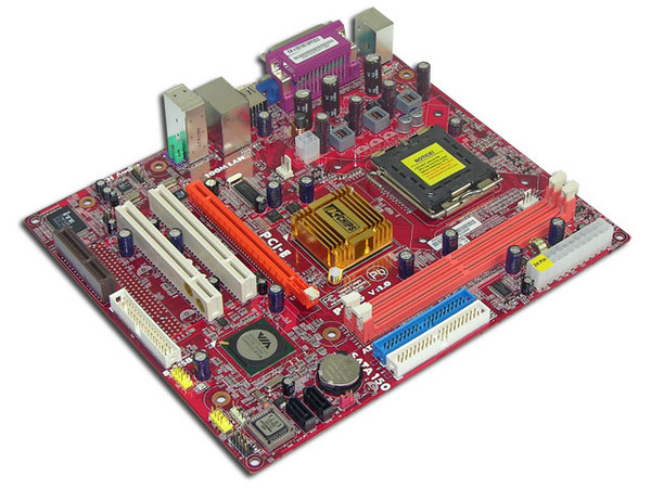 T. Madre PCCHIPS P29G, ChipSet VIA P4M890,
Soporta: Core 2 Duo, Pentium 4/D, FSB 1066/800/533MHz,
Integrado: Video, Audio AC97, Red 10/100,
Memoria: 2x DDR2, Max. 4GB, Diseño MicroATX,
Ptos: 1xPCI-E X16, 2xPCI, 1xCNR