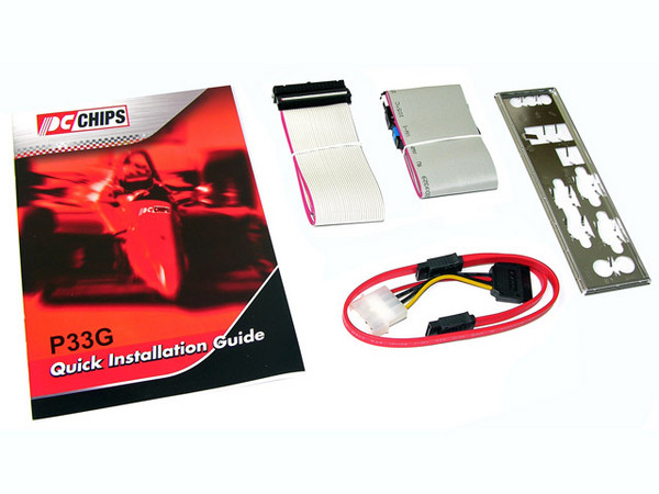 T. Madre PCCHIPS P33G (V1.0), ChipSet SIS 671FX/968,
Soporta: Pentium 4, D, Core2Duo, 533/800/1066MHz,
Integrado: Audio 5.1, Red AC131 10/100Mbps,
Memoria: DDR2 667/533, 2 Bancos, 4GB Max,
Diseño: MicroATX, Ptos: 1xPCEx16, 1xPCI Exp, 2xPCI