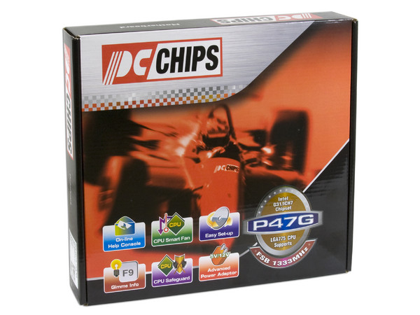 T. Madre PCCHIPS P47G, ChipSet Intel G31&ICH7,
Soporta: Cel.400, DualCore/Core 2 Duo, 1066/1333MHz,
Memoria: DDR2 667/800, 2 Bancos, 4GB Max,
Integrado: Audio HD, Red 10/100, Video Intel GMA 3100,
Diseño: MATX, Ptos: 1xPCEx16, 1xPCEx1, 1xPCI