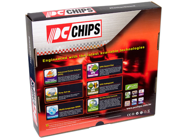 T. Madre PCCHIPS P63G (V1.0), ChipSet Intel H61 Exp,
Soporta: Intel Core i7/i5/i3 de Socket 1155,
Memoria: DDR3 1333/1066 MHz, 16GB Max,
Integrado: Audio HD, Red 10/100,
Diseño: Micro-ATX, Ptos: 1xPCIEx16, 2xPCIEx1.