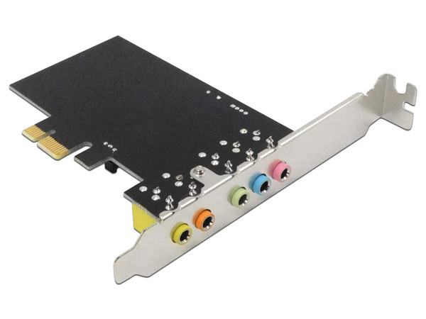 Tarjeta de Sonido BRobotix 651923, PCI Express con sonido envolvente de 5.1 canales.