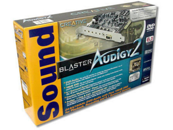 Tarjeta de Sonido SoundBlaster Audigy 2, PCI.