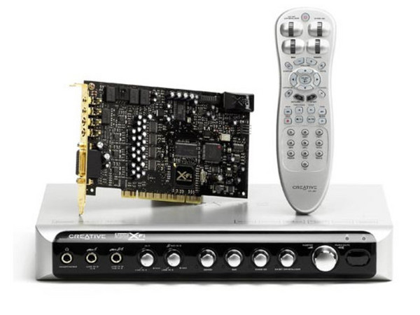 Tarjeta de Sonido Sound Blaster X-Fi Elite Pro, THX, Decodifica DTS-ES y Dolby Digital EX, 64MB de X-Ram, PCI y Módulo Externo.