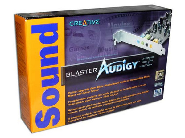 Tarjeta de Sonido Creative Audigy SE 7.1, 6.1 y 5.1