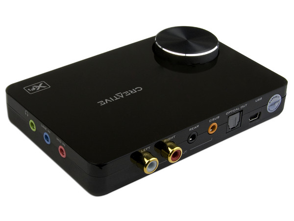 T. de Sonido Externa Creative Sound Blaster X-Fi Surround 5.1, USB.