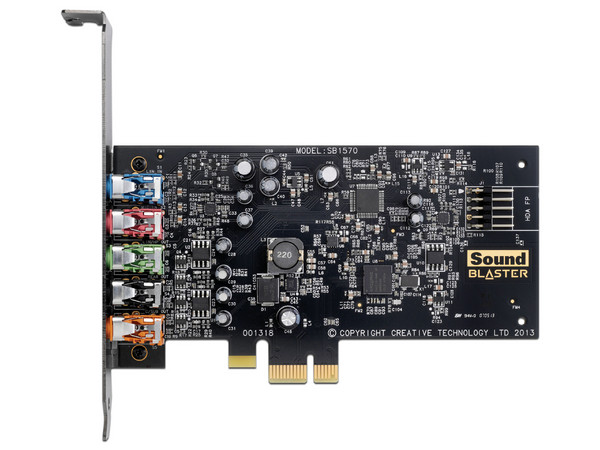 Tarjeta de Audio Creative Sound Blaster Audigy Fx, 5.1 Canales, PCI Express.