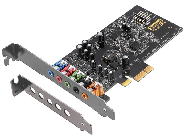 Tarjeta de Audio Creative Sound Blaster Audigy Fx, 5.1 Canales, PCI Express.