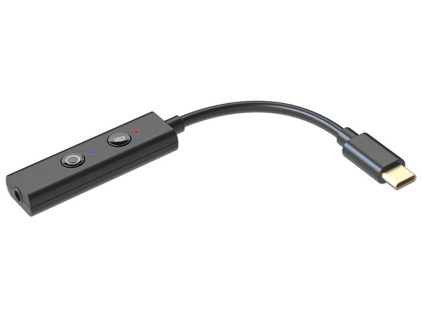 Adaptador de Audio Creative Labs Blaster PLAY! 4, Cancelación de Ruido bidireccional, USB Tipo C, Color Negro.