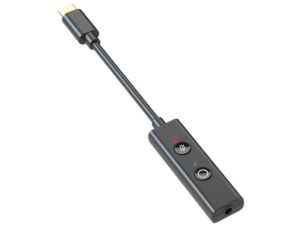 Adaptador de Audio Creative Labs Blaster PLAY! 4, Cancelación de Ruido bidireccional, USB Tipo C, Color Negro.