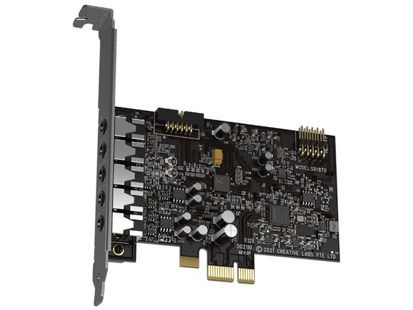 Tarjeta de Sonido Creative Sound Blaster Audigy Fx V2, 5.1 Canales, PCI Express.