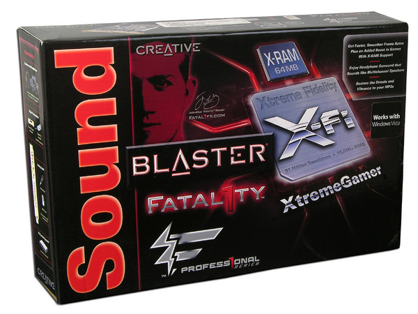 Tarjeta de Sonido Creative Blaster Fatality X-Fi Xtreme Gamer 64M