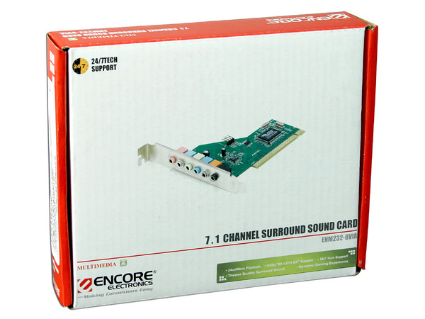 Tarjeta de Sonido ENCORE Surround Sound 7.1, PCI